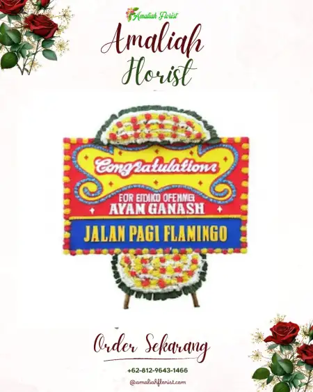 Sewa Papan Bunga Kebun Geran
